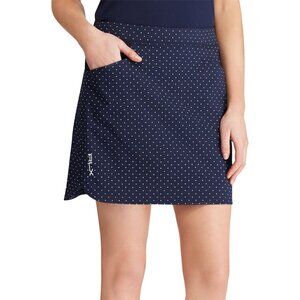 RLX Golf Ralph Lauren PGA Tour Seersucker Performance Skort Navy Medium